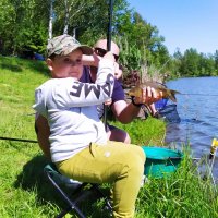 Zawody wędkarskie z okazji Dnia Dziecka