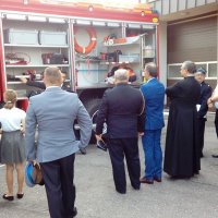 Uroczyste przekazanie  nowego wozu strażackiego OSP w Zatorze