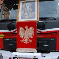 Poświęcenie oraz oficjalne przekazanie nowego wozu bojowego   dla   OSP Podolsze