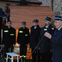 Poświęcenie oraz oficjalne przekazanie nowego wozu bojowego   dla   OSP Podolsze