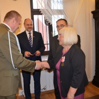 Uroczystość wręczenia medali „Za zasługi dla obronności kraju”