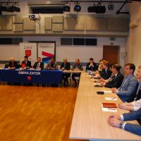 Spotkanie przedstawicieli samorządów Powiatu Oświęcimskiego z Zarządem Województwa Małopolskiego