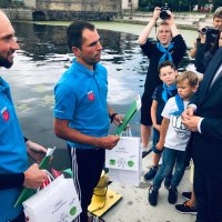 Cel osiągnięty! Nauczyciele z WZS Zator dotarli kajakiem do Gdańska!